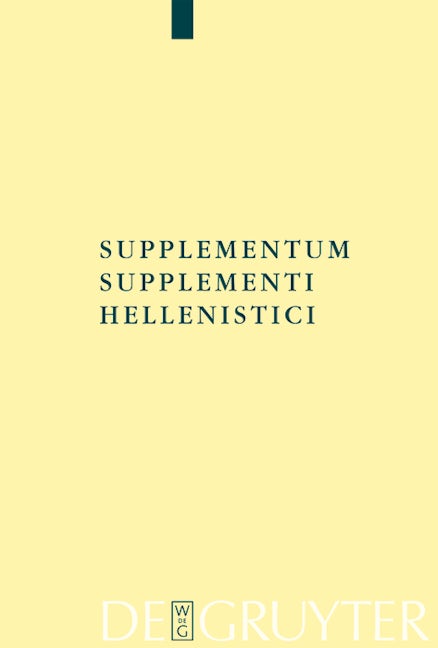 Supplementum Supplementi Hellenistici