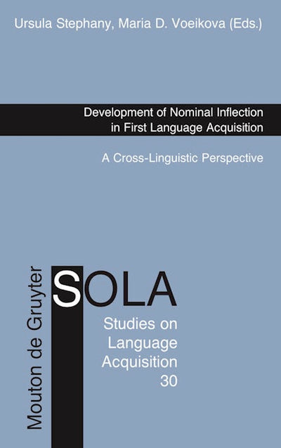 Development of Nominal Inflection in First Language Acquisition