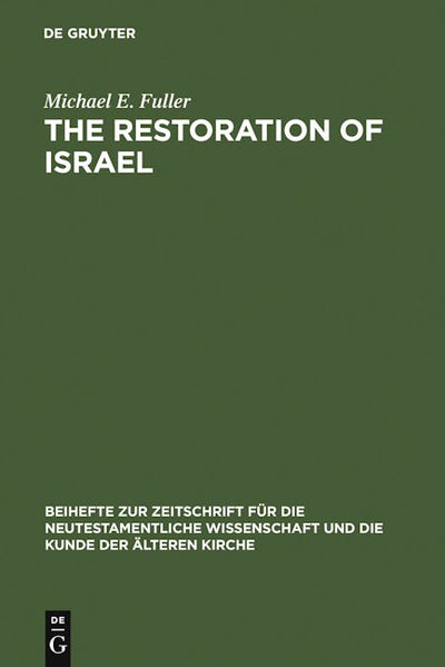 The Restoration of Israel