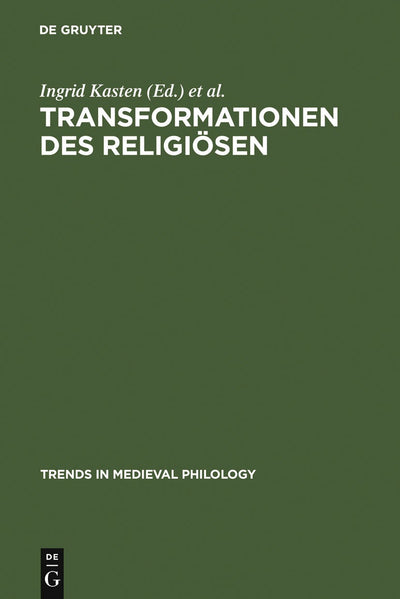 Cover image for Transformationen des Religiösen, isbn: 9783110193404