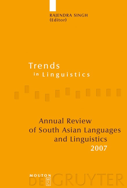 Annual Review of South Asian Languages and Linguistics
