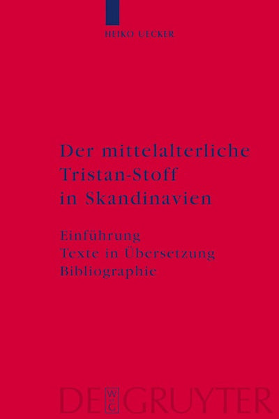 Der mittelalterliche Tristan-Stoff in Skandinavien