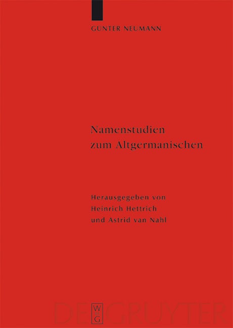 Namenstudien zum Altgermanischen