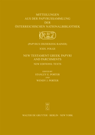 New Testament Greek Papyri and Parchments