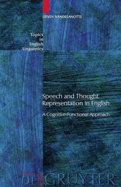 Speech and Thought Representation in English