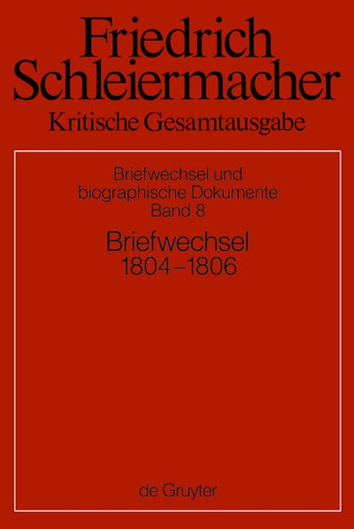 Briefwechsel 1804-1806