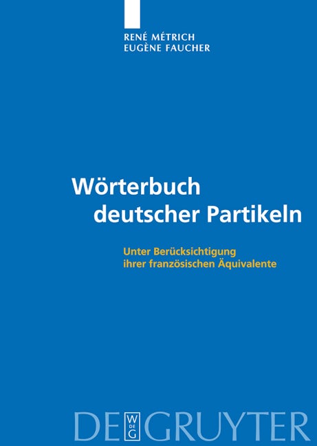 Wörterbuch deutscher Partikeln