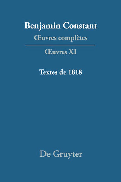 Textes de 1818
