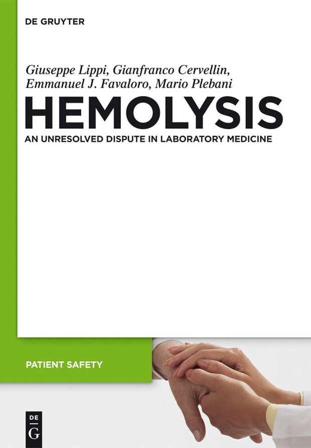 Cover image for In Vitro and In Vivo Hemolysis, isbn: 9783110246131