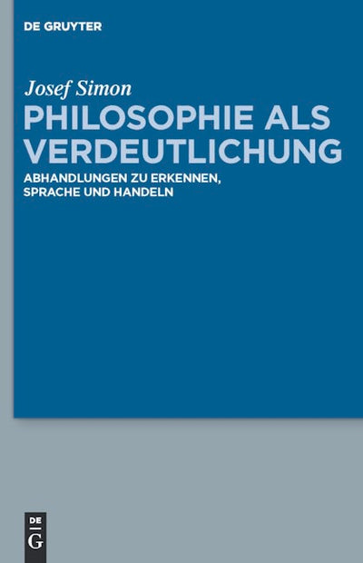 Philosophie als Verdeutlichung