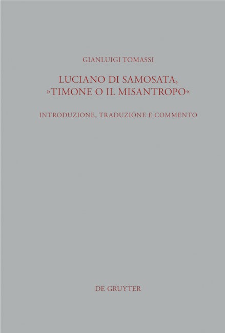Luciano di Samosata, "Timone o il misantropo"