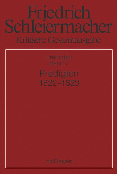 Predigten 1822-1823