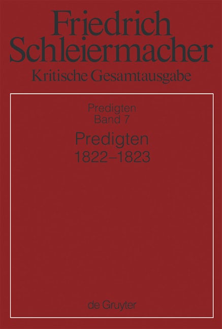 Predigten 1822-1823