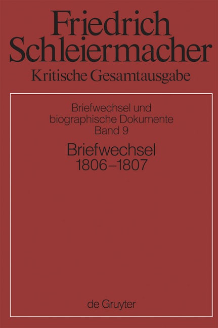 Briefwechsel 1806-1807