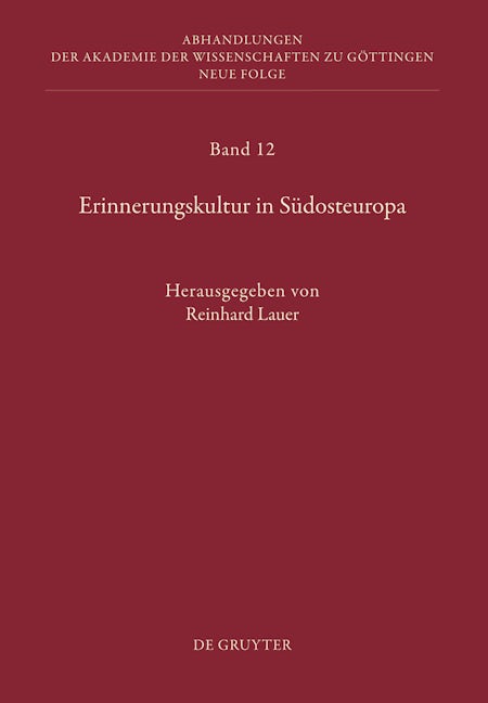 Erinnerungskultur in Südosteuropa