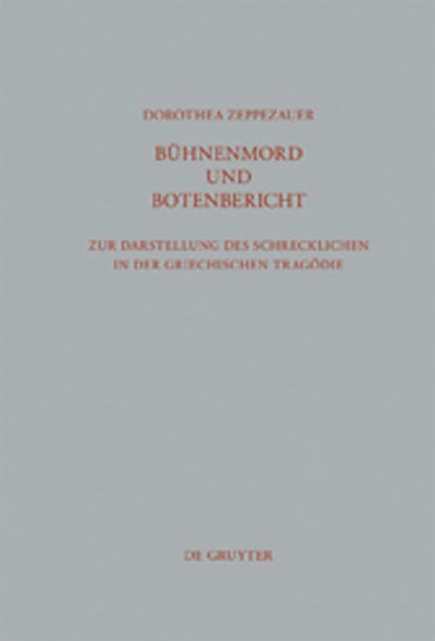 Bühnenmord und Botenbericht