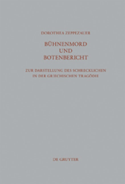 Bühnenmord und Botenbericht