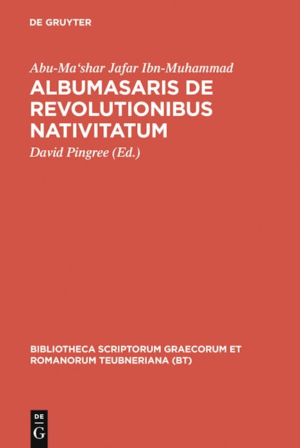 Albumasaris de revolutionibus nativitatum