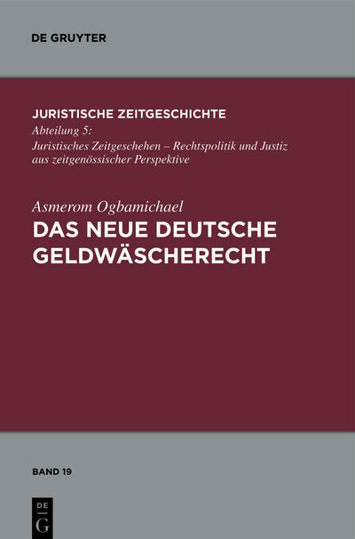 Cover image for Das neue deutsche Geldwäscherecht, isbn: 9783110264562