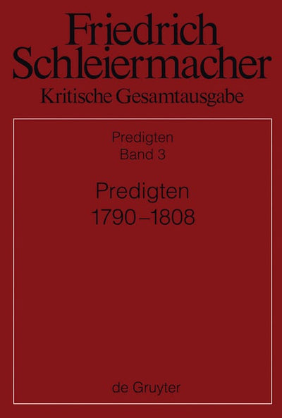 Predigten 1790-1808