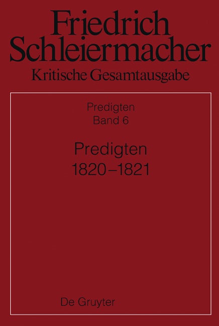 Predigten 1820-1821