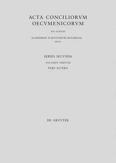 Concilii Actiones IV-V
