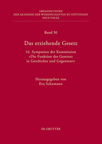 Das erziehende Gesetz