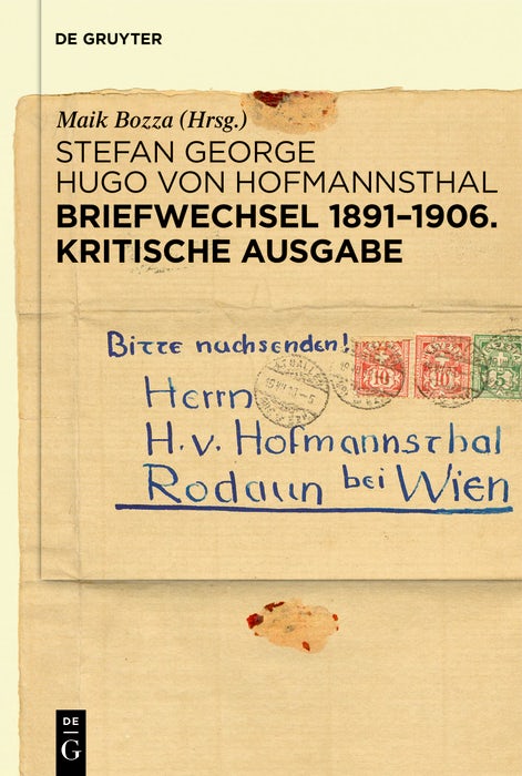 Cover image for Briefwechsel mit Hugo von Hofmannsthal, isbn: 9783110283952