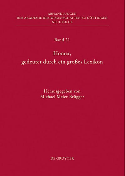 Homer, gedeutet durch ein großes Lexikon