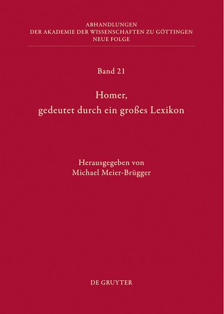 Homer, gedeutet durch ein großes Lexikon
