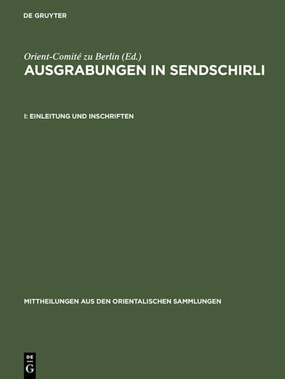 Einleitung und Inschriften