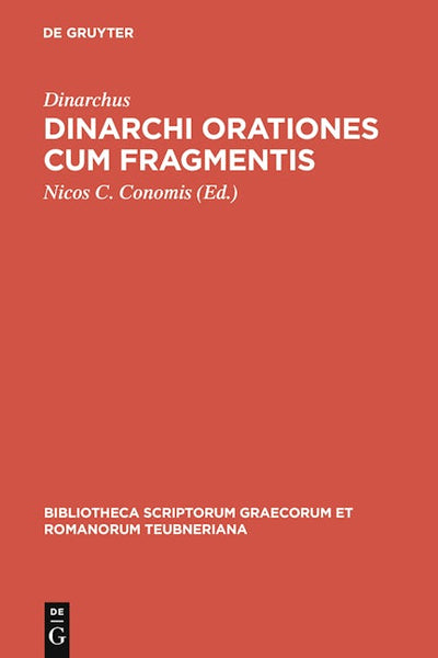 Dinarchi orationes cum fragmentis