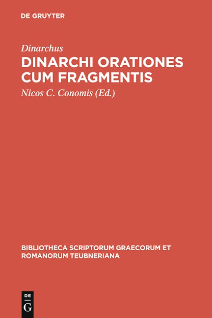 Dinarchi orationes cum fragmentis