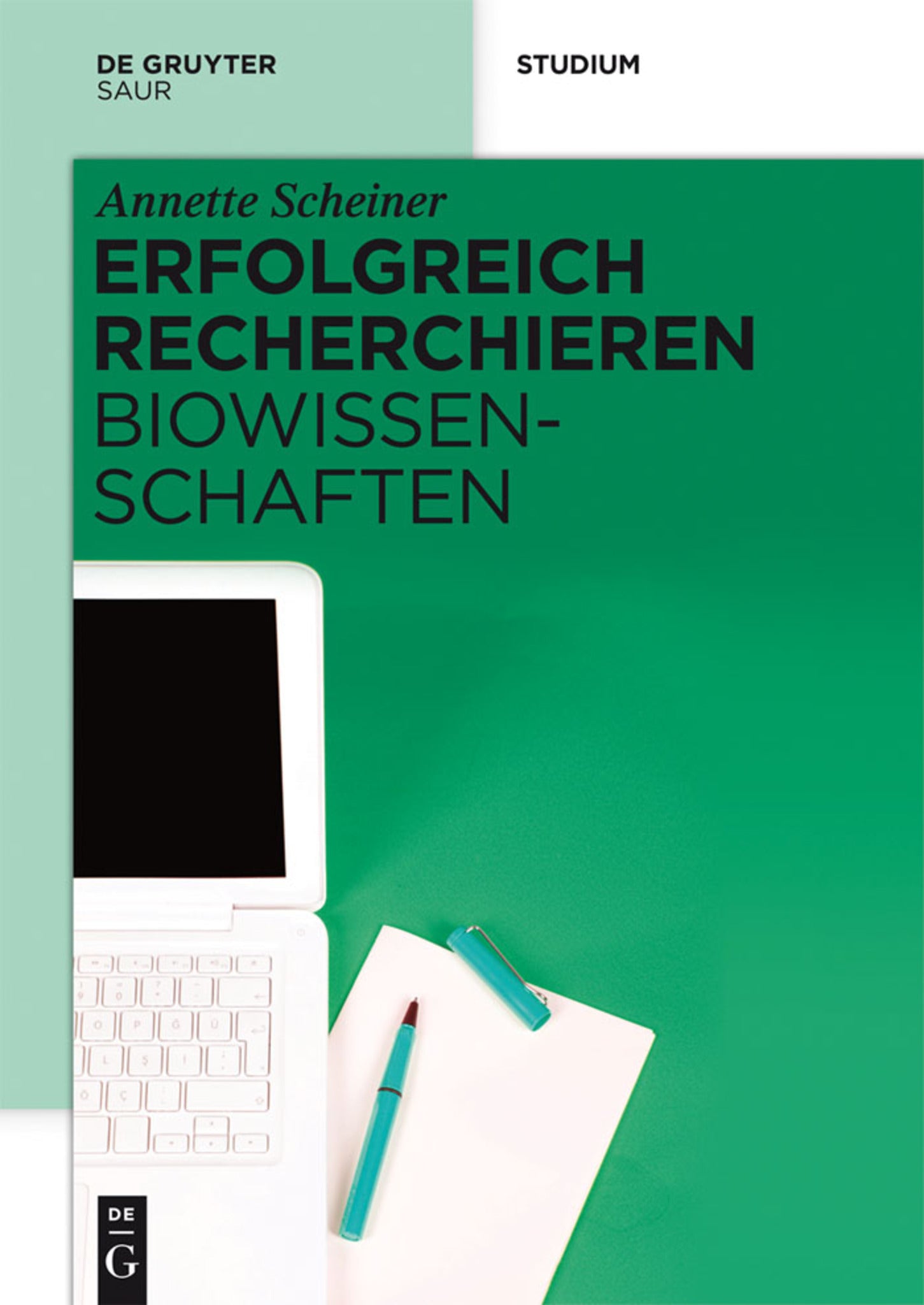 Cover image for Erfolgreich recherchieren - Biowissenschaften ISBN 9783110298987