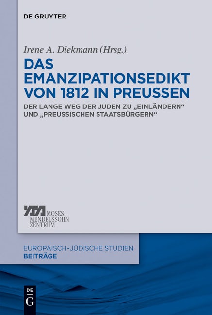 Das Emanzipationsedikt von 1812 in Preußen