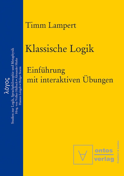 Cover image for Klassische Logik, isbn: 9783110323856