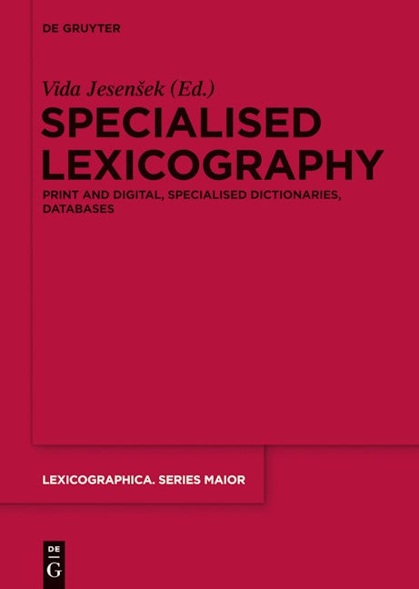 Specialised Lexicography