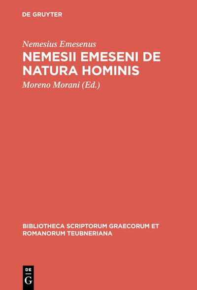 Nemesii Emeseni De natura hominis