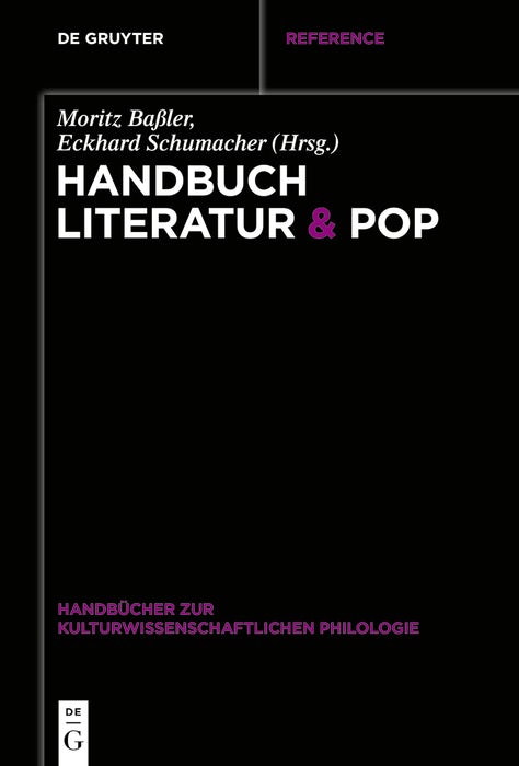Cover image for Handbuch Literatur & Pop, isbn: 9783110340501