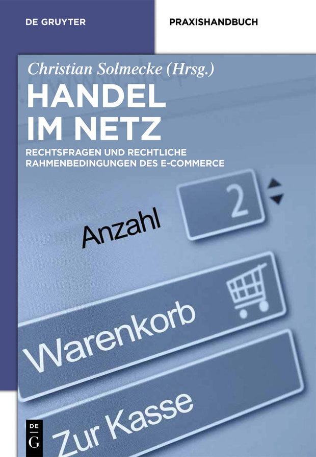 Cover image for Handel im Netz, isbn: 9783110341119