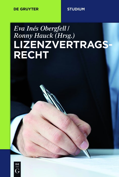 Cover image for Lizenzvertragsrecht, isbn: 9783110342567