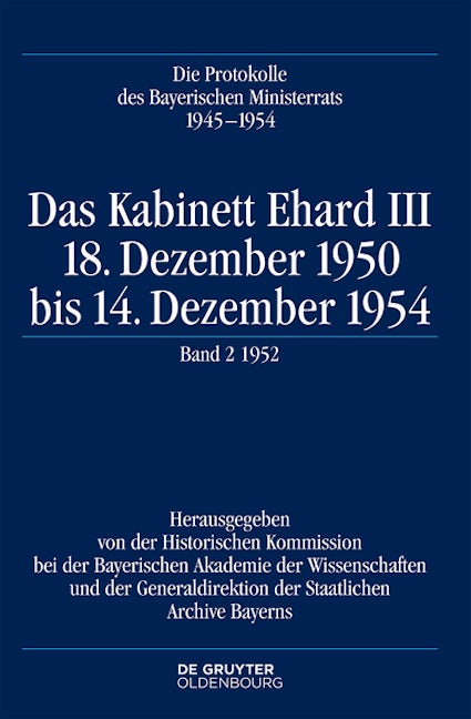 Das Kabinett Ehard III