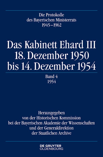 Das Kabinett Ehard III