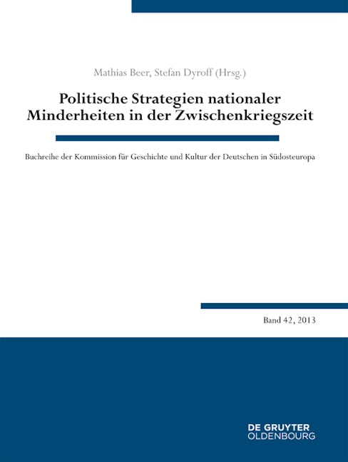 Politische Strategien nationaler Minderheiten in der Zwischenkriegszeit