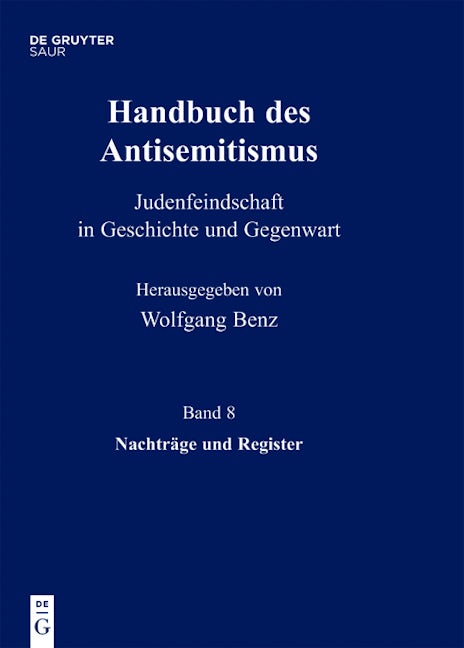 Nachträge und Register