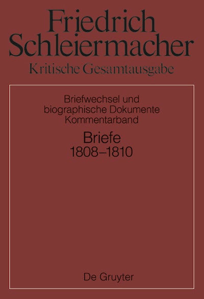 Briefwechsel 1808-1810