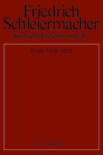 Briefwechsel 1809-1810