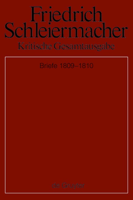 Briefwechsel 1809-1810