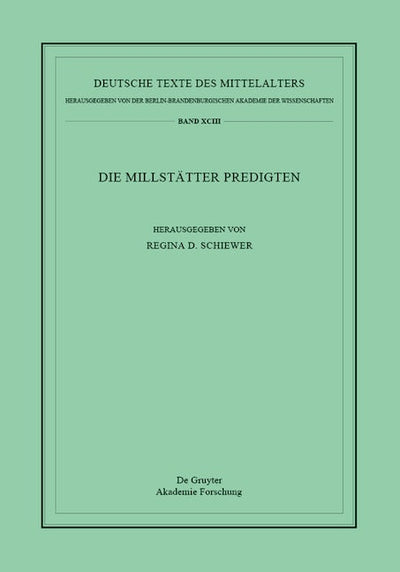 Die Millstätter Predigten