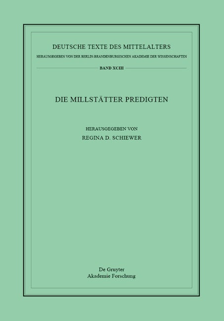 Die Millstätter Predigten